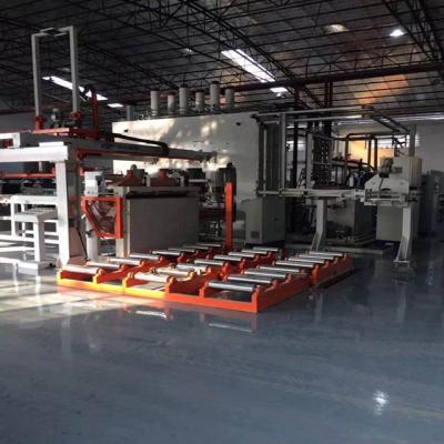 China Melamine Board Laminating 122*244cm Short Cycle Hot Press Machine Production Line For Melamine Boards for sale