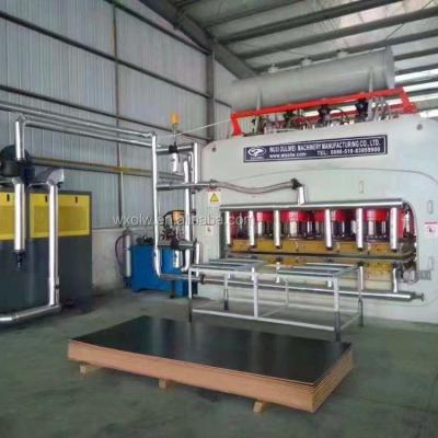 China Hot sale short cycle press machine lamiantion particle board factory furniture and cabinet board press machine directly for MDF for sale