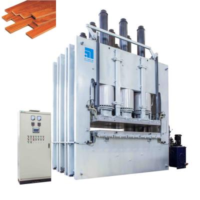 China Hot Factory Laminate Flooring Press Machine Laminate Flooring Production Line for sale