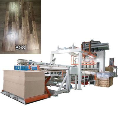 China Factory HDF Laminate Flooring Production Line For Laminate Flooring Hot Press Machine for sale