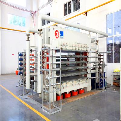 China Factory MDF Door Skin Plating Hot Press Machine / Melamine MDF Press Machine for sale