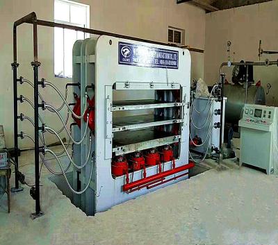 China Factory 1200T hot mold door skin press machine /wooden door press machinery for sale