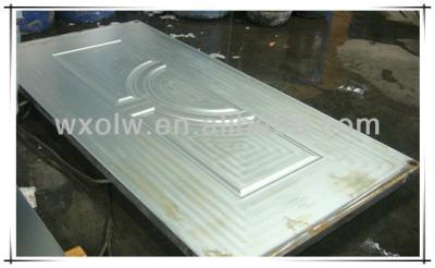 China Door skin production stainless steel molds for HDF doors skin press machine for sale