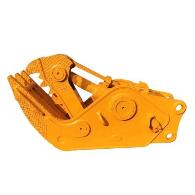 China Excavator Attachment Hydraulic Demolition Scrap Shear Concrete Pillar Pulverizer Crusher Bucket Crusher For Excavator for sale