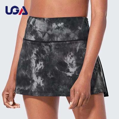 China SKIRTS Skorts For Ladies Active Pleated Skirts With Pocket For Golf Tie Dye Tennis Shorts Running Clothing for sale