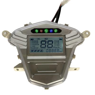 China Direct Sale Electric Tricycle Bike Odometer Car Digital Double Tachometer for sale