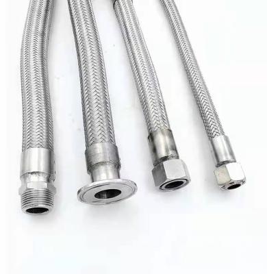 China High Quality Stainless Steel Wire Design SS304 Flexible Metal Braided Hose for sale