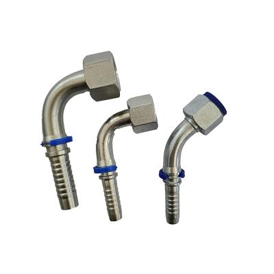 China Cheap carbon steel/45#steel/stainless steel bell/straight steel flexible din pipe connections/hydraulic connectors fittings for sale