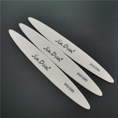 China Wood+sandpaper Double Sides Wooden Nail File Nail File Emery Board Manicure Sanding Tool for sale