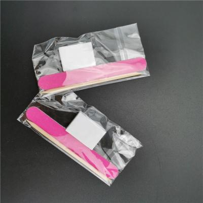 China Comfortable Disposable Colorful EVA Nail File Kit With Sponge Material Nail Art Tool Kit for sale