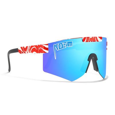 China Large Frame 2020 New Model TR90 Waterproof Sports Polarized Outdoor Windproof One-Piece Sunglasses KD167 for sale