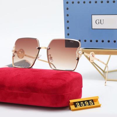 China Fashion Sunglasses 2022 Wholesale Luxury Rimless Sun Glasses Diamond Balance Sun Glasses Oversized Brand Designer Sun Glasses for sale