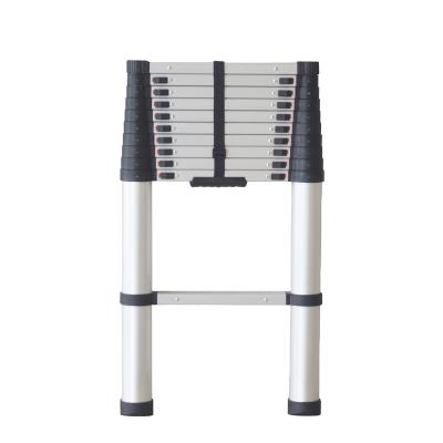 China Telescopic Ladders TUV Standard 10.5 Ft 3.2 M Height Aluminum Telescopic Ladder 10 Steps With Safe End 2 Step Ladder Lader for sale