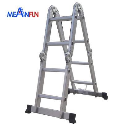 China 2020 High Quality Universal Aluminum Folding Ladders Small Ladder With Small Hinge 4x2 Steps for sale