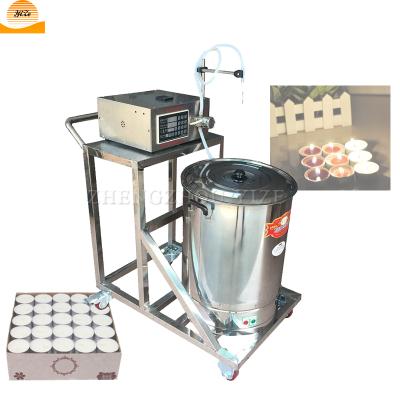 China Factory Fancy Flake Candle Melting Wax Filling Machine Diy Hot Liquid Semi Automatic Candle Filler Machine for sale