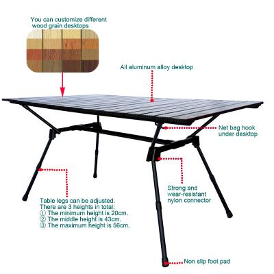 China High Quality Camping Folding Steel Table Industrial Low Table Picnic Table And Chairs for sale