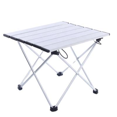 China 2021 Modern Customized Lightweight Aluminum Outdoor Backpacking Foldable Picnic Table Compact Fishing Camping To Fine & Expand for sale