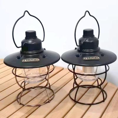 China Popular Theme Park Metal Led Lights Dimmable Kerosene Kerosene Lamp Camping Portable Outdoor Led White Lantern For Party Festival for sale