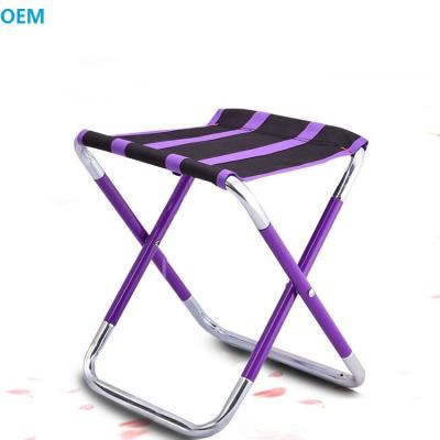 China 7075 Aluminum Alloy Saddle Folding Stool Minimalist Outdoor Folding Portable Camping Fishing Chair for sale