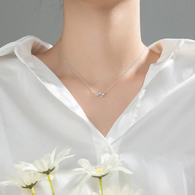 China TRENDY Tiny Flower Sun Flower Peandant Choker Necklace Simple Design Double Choker Necklace Women for sale