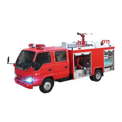 China ISUZU 2000L Fire Truck Parts Water Tank Fire Truck Horsepower < 150hp for sale