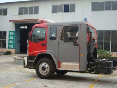 China Isolação térmica aberta interior de janela dianteira da porta do carro de bombeiros do fogo de ISUZU à venda