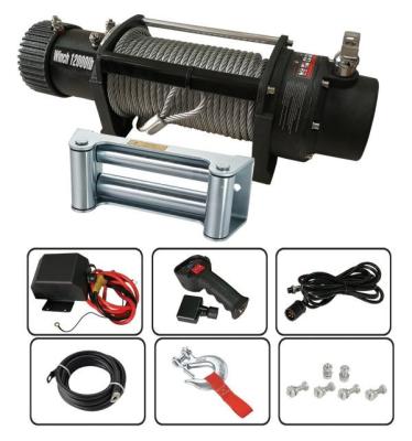 China Elektrisches der Handkurbel-12000lbs SC12000X Hochleistungsseil Klüsen-der Führungsrollen-Φ10mmx26m zu verkaufen