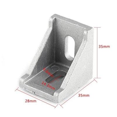 China Aluminiumverdrängungs-Profile des Drucker-3d/Aluminiumwinkelstütze zu verkaufen