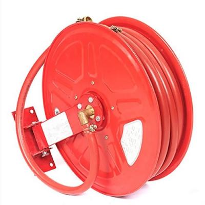 China Boca de la regadera de Water Hose With del bombero del carrete los 30m de la manguera de bomberos de la seguridad en venta