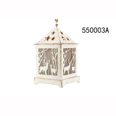 China Promotional Gifts Festival Party Light Christmas Decoration Wind Lantern LED Paper House Lamp Night Light Christmas Tree Ornaments for sale