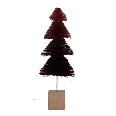 China Christamas Tree Decoration Office Tree Color Sisal Tree Double for sale