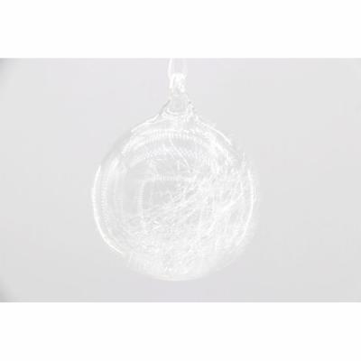 China DIY Effect Specialized Style Effect Christmas Ball Ornament Glass Transparent Part Hanging Decoration Christmas Tree Gift Crafts Decor for sale