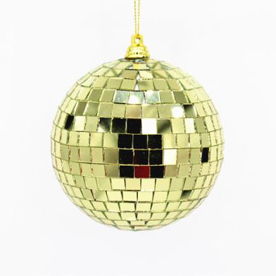 China Christmast Ornament 10cm Christmas Mirror Ball Decoration for sale