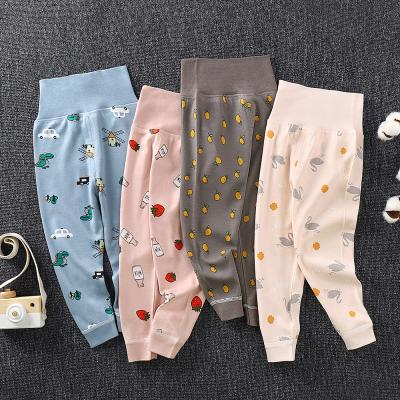 China Color Fade Proof Children's Cotton Long Pants Baby High-waist Pants Boys and Girls Spring and Autumn Korean Style Unisex Support Pants for sale