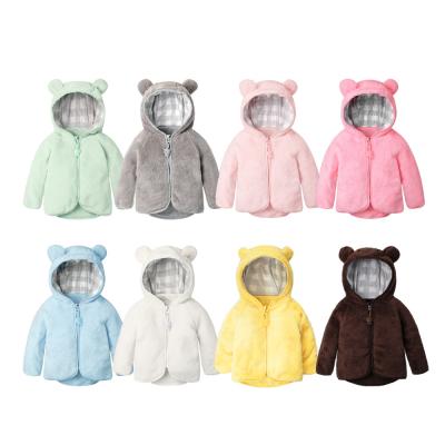 China New Design Baby Winter Reversible Coat Cotton Baby Fur Coat Toddler Inner Jacket Keep Warm And Good Material for sale