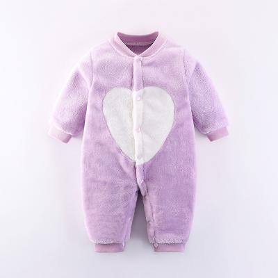 China Spring/Autum High Quality Casual Baby Romper Velvet Infants Toddlers Baby Boy Rompers Baby Rompers for sale