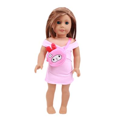 China 18 Inch Girl's Cute Cross Cartoon Toy American Doll Accessories - Body Bag for sale