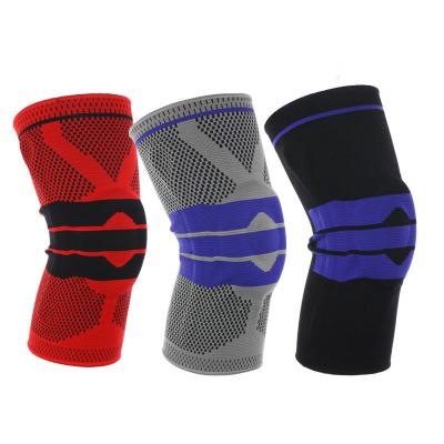 China New Design Adult Straps Sports Gear Knee Pads Compression Nylon Knitting Protective Elastic Adjustable Sleeve High for sale