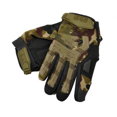 China Non-slip full finger and wear-resistant three-finger shake hunting gloves hunting camouflage fishing men camouflage gloves for sale