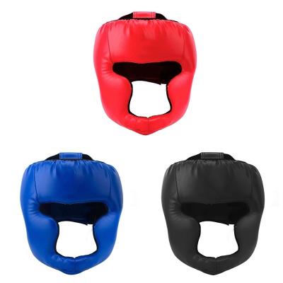 China ABS+PC Sanda Helmet Head Guard Kids Adult Training Closed Combat Face Guard Thickened Boxing Muay Thai Protective Gear for sale