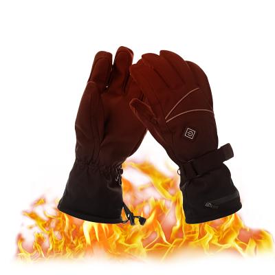 China Motorcycle Ski Gloves Waterproof USB Rechargeable Heated Winter Waterproof\Warm\Breathable\Comfortable for sale