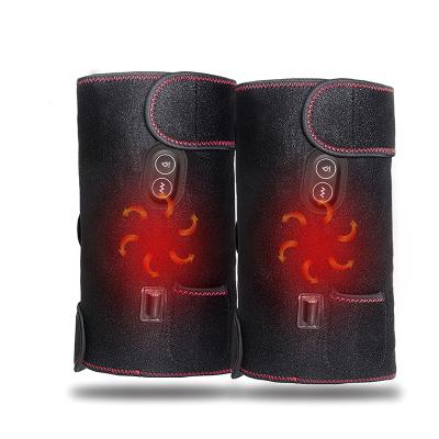 China Adjustable Elasticity KkaFFe Breathable Remote Control Heated Knee Wrap For Heating Stiff Knee Arthritis Heater Infrared Knee Brace Relief Joint Pain for sale