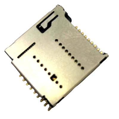 China Micro SD Express 7.1 Card Socket For Micro Version Connector 7.1 SD Card Express Socket Low Size for sale