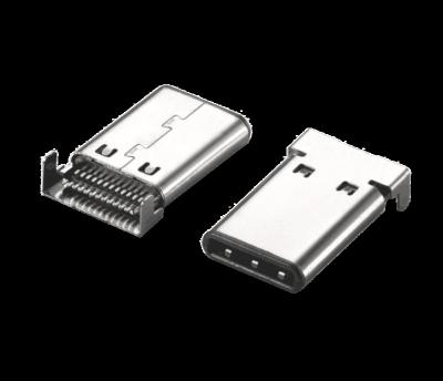 China audio & Video SMT Solder Type 3.0 / 3.1 USB C USB-C Plug Connector for sale