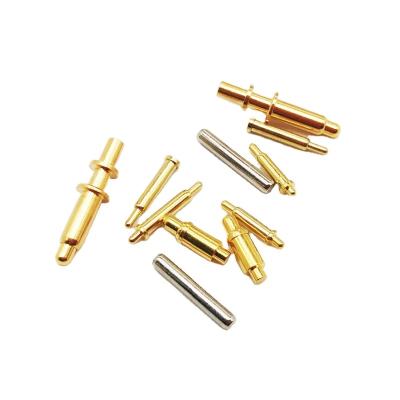 China Automotive Gold Contact Terminal 100% Full Inspection Beryllium Copper Plated Copper Pogo Pin for sale