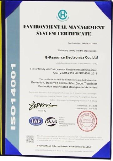 iso14001 - G-Resource Electronics Co.,Ltd