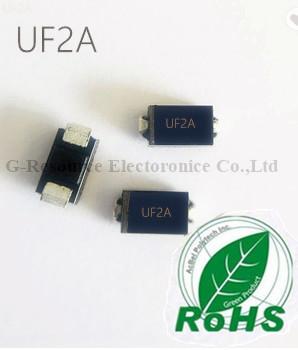 中国 高圧速い回復ダイオードUF2A UF2B UF2D UF2G UF2J UF2K UF2M Smb 50A 50V 販売のため