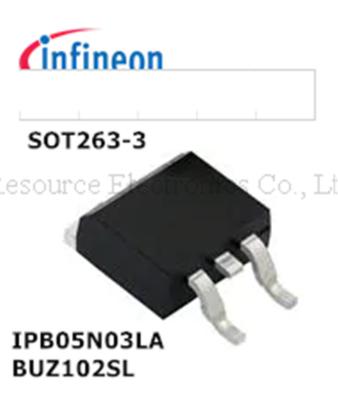 중국 N 극성 MOSFET 힘 트랜지스터 SOT263-3 IPB05N03LA BUZ102SL Infineon 판매용