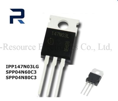 중국 600V 4.5A MOSFET 힘 트랜지스터 Infineon SPP04N60C3 SPP04N80C3 SPA21N50C3 TO-220 판매용