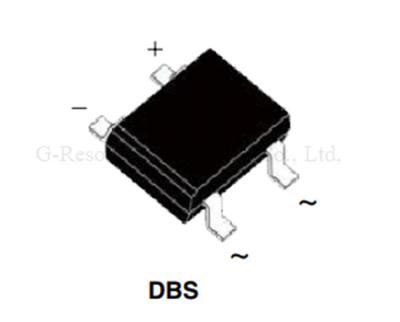 China SERIE larga del diodo de rectificador de poder más elevado de la vida útil DB101S DB102S DB103S DB104S DBS en venta